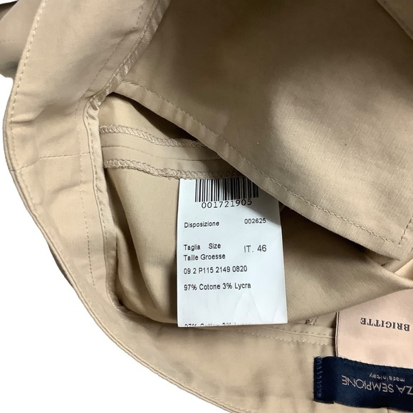 Piazza Sempione Brigitte Cropped Pant Size 10 (Italian Size 46) - Picture 5 of 11